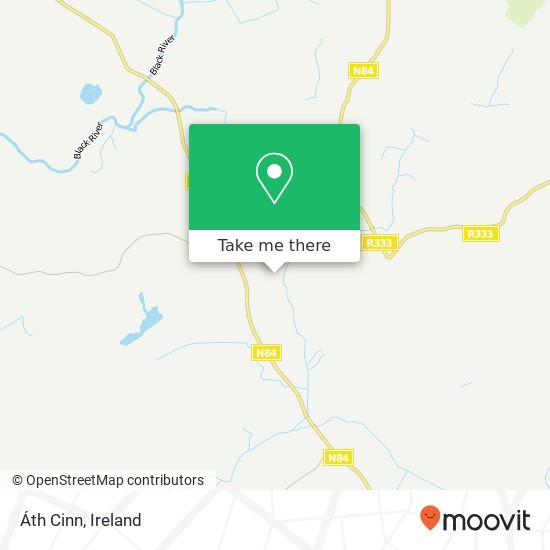 Áth Cinn map