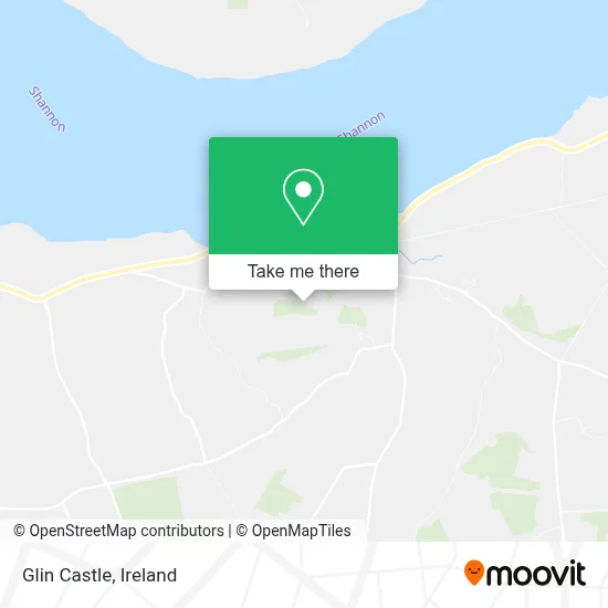 Glin Castle map