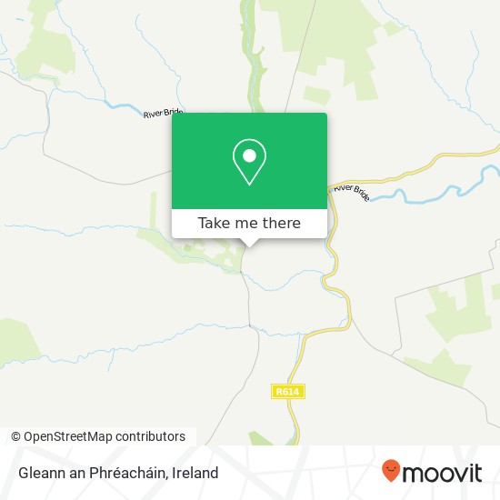 Gleann an Phréacháin map