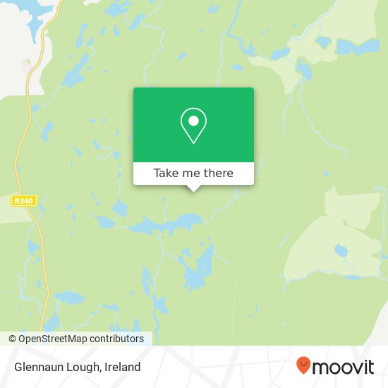 Glennaun Lough map