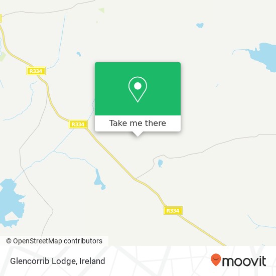 Glencorrib Lodge map