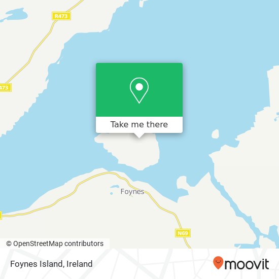 Foynes Island map