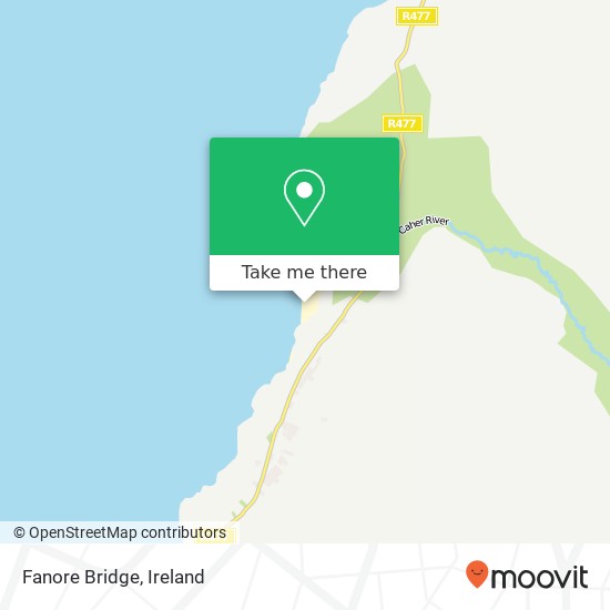 Fanore Bridge map