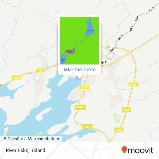 River Eske map