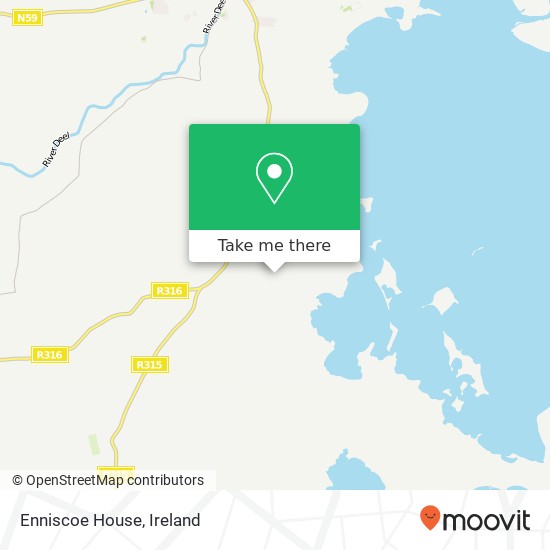 Enniscoe House map