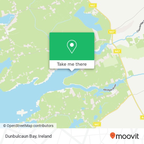 Dunbulcaun Bay map