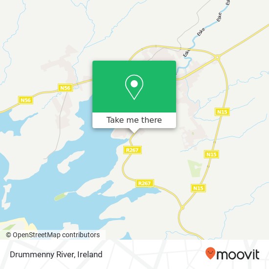 Drummenny River map