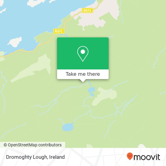 Dromoghty Lough map