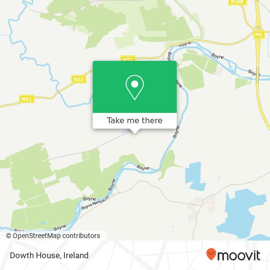 Dowth House map