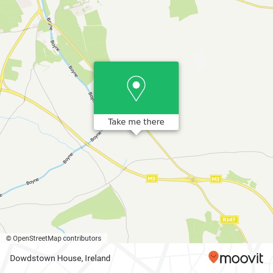 Dowdstown House map