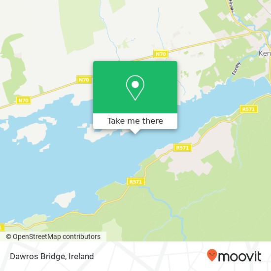 Dawros Bridge map