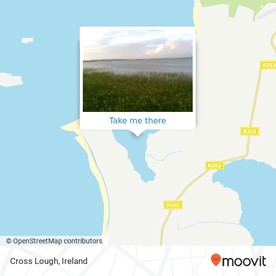 Cross Lough map