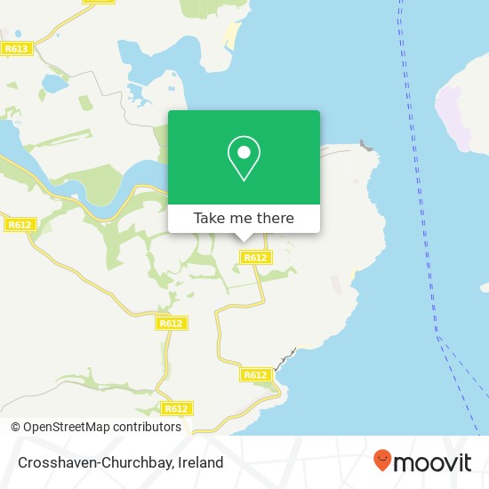 Crosshaven-Churchbay map