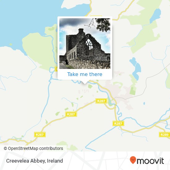 Creevelea Abbey map