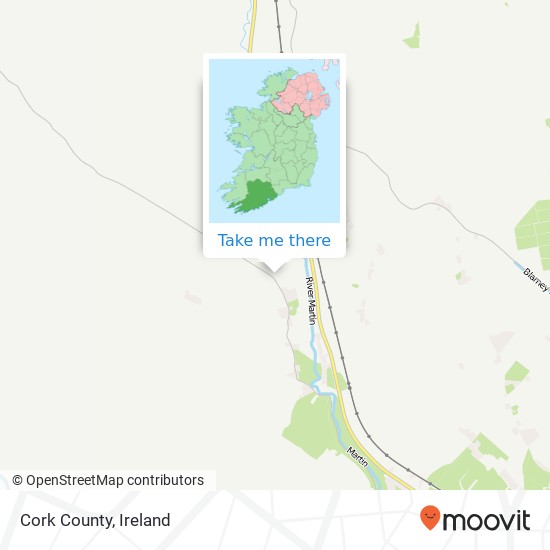 Cork County map