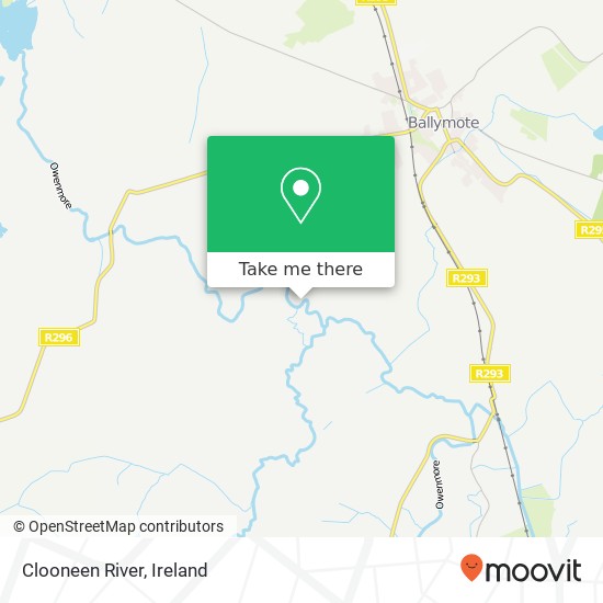 Clooneen River map