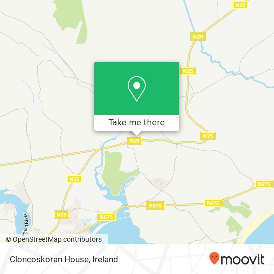 Cloncoskoran House map