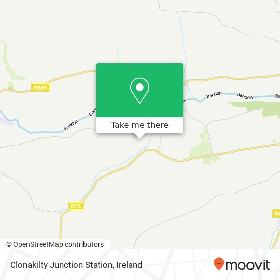 Clonakilty Junction Station map