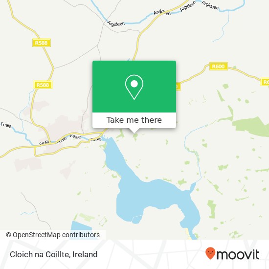 Cloich na Coillte map