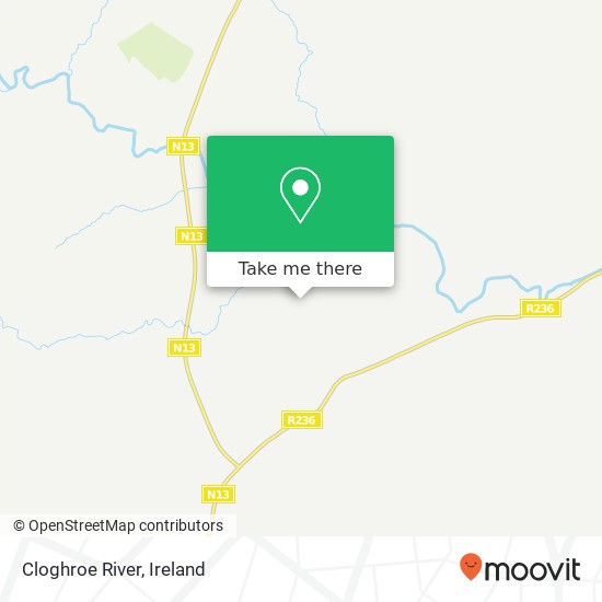 Cloghroe River map