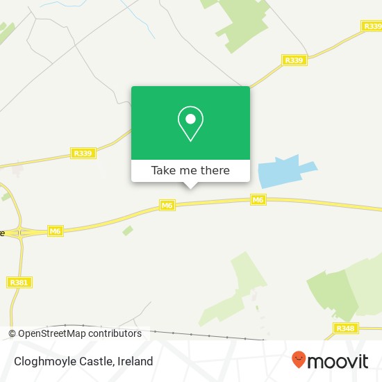 Cloghmoyle Castle map