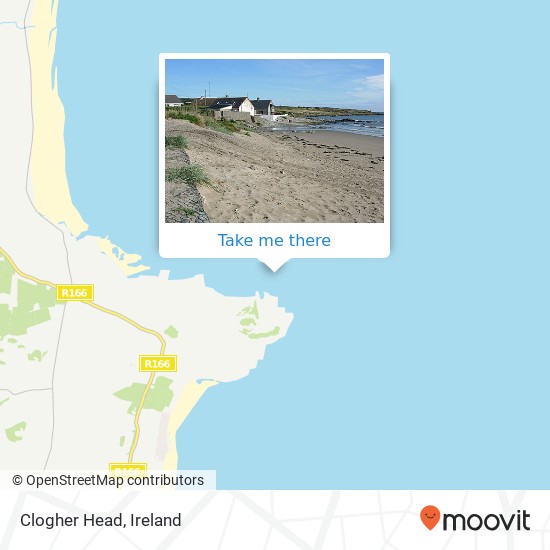 Clogher Head map
