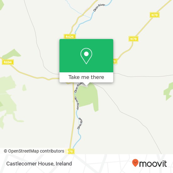 Castlecomer House map