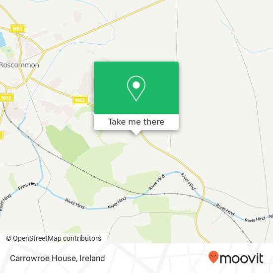 Carrowroe House map