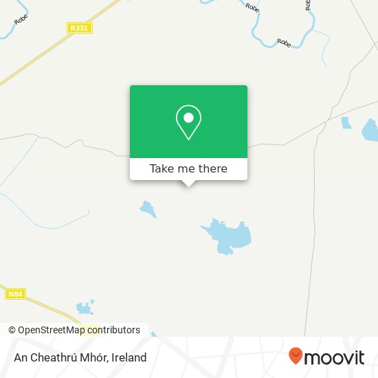 An Cheathrú Mhór map
