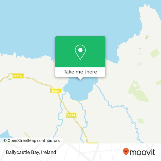 Ballycastle Bay map