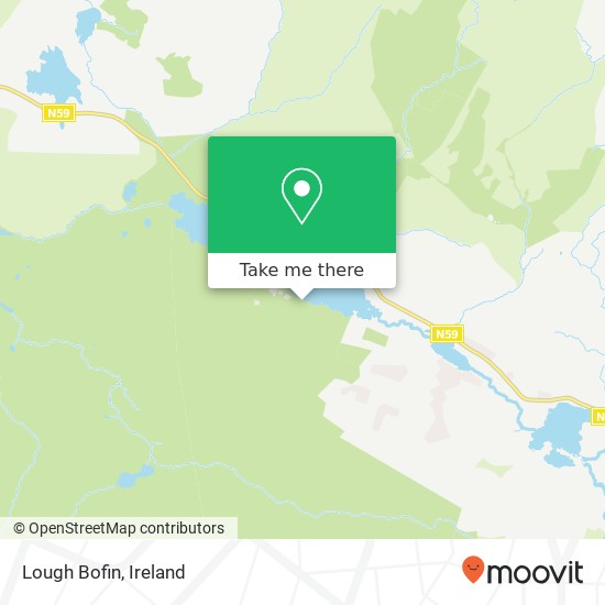 Lough Bofin map