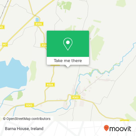 Barna House map