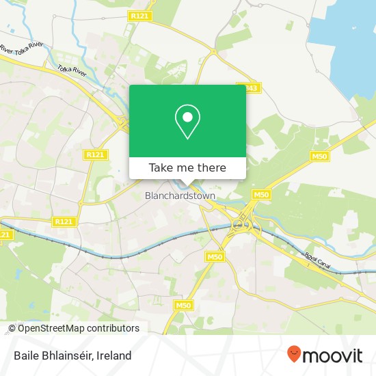 Baile Bhlainséir map