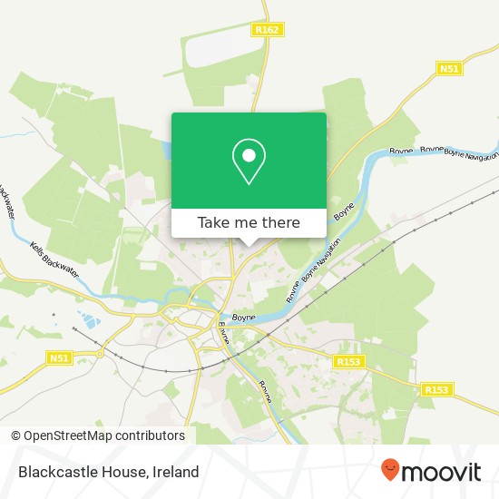 Blackcastle House map
