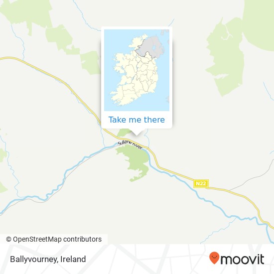 Ballyvourney map