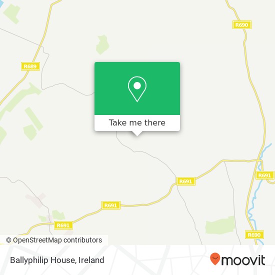 Ballyphilip House map
