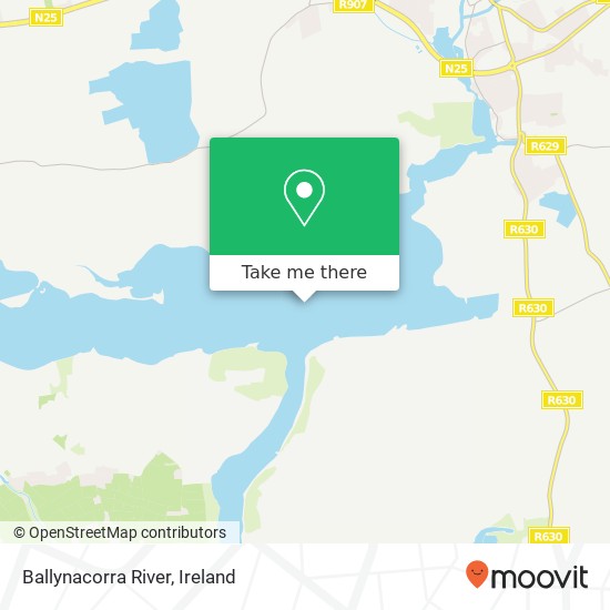 Ballynacorra River map