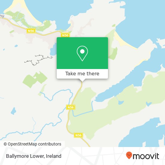 Ballymore Lower map