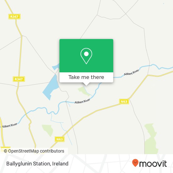 Ballyglunin Station map