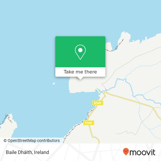 Baile Dháith map