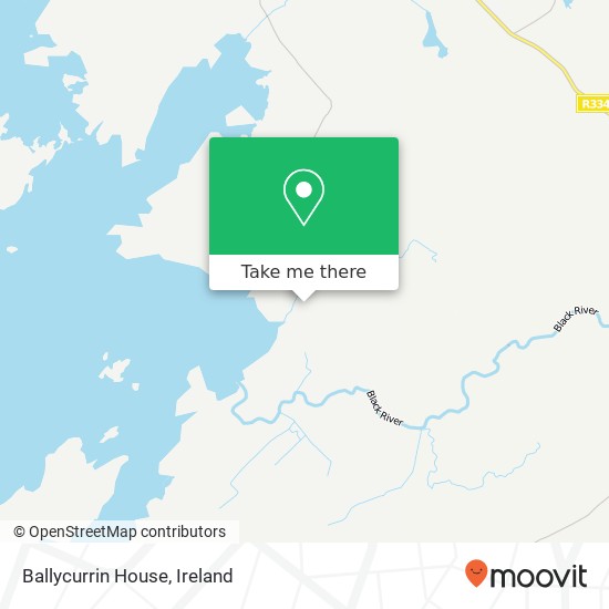 Ballycurrin House map