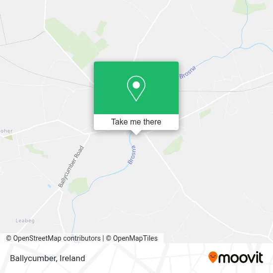 Ballycumber map