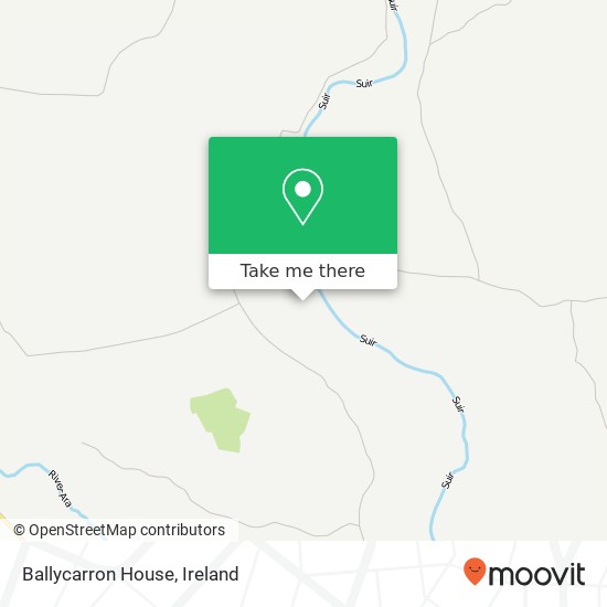 Ballycarron House map