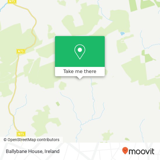 Ballybane House map