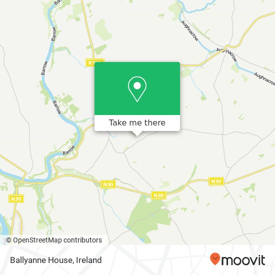 Ballyanne House map