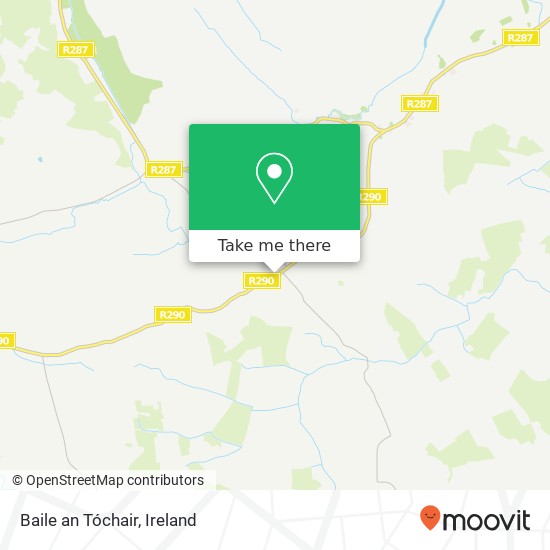 Baile an Tóchair map