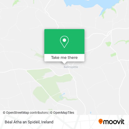 Béal Átha an Spidéil map