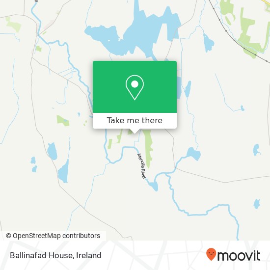 Ballinafad House map