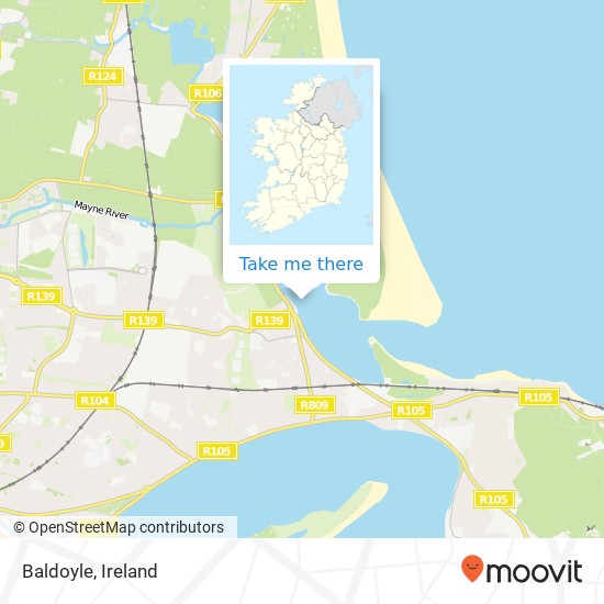 Baldoyle map