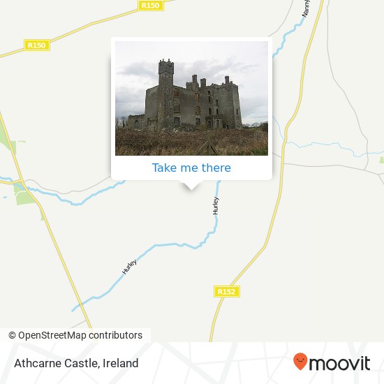 Athcarne Castle map